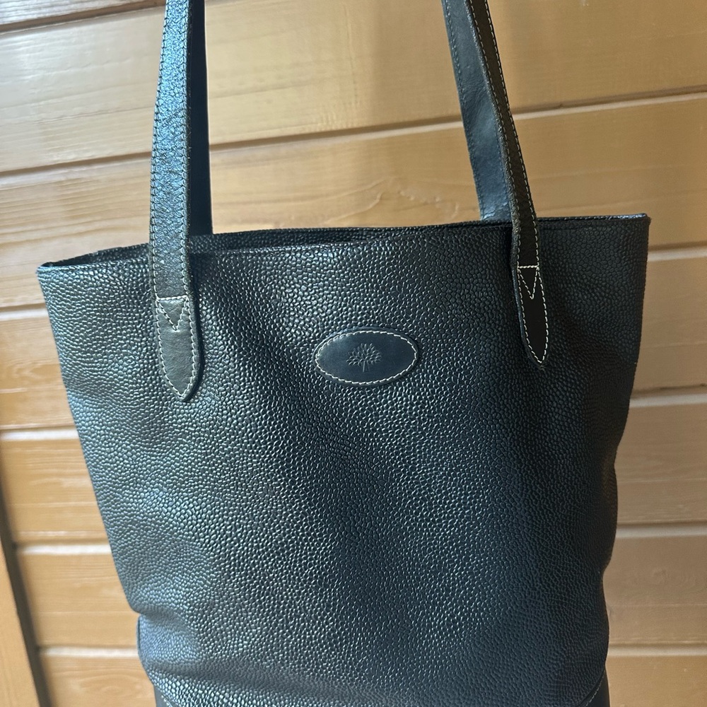 Mulberry Designer Black Leather Tote Bag #british #mulberry #burberry